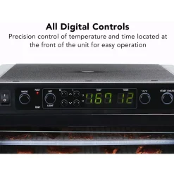 Food Processing Tribest Sedona Express 11-Tray Black Food Dehydrator With Built-In Timer -MegaChef Sales Shop black tribest dehydrators sde p6280 b 4f 1000