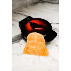 Electric Skillets & Indoor Grills Uncanny Brands Star Wars Darth Vader Black American Waffle Maker -MegaChef Sales Shop black uncanny brands waffle makers wm srw vad fa 1000