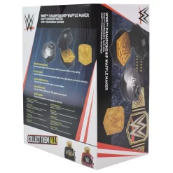 Electric Skillets & Indoor Grills Uncanny Brands World Wrestling Entertainment Championship Belt Black Waffle Maker -MegaChef Sales Shop black uncanny brands waffle makers wm wwe rd chb 1f 1000