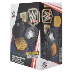 Electric Skillets & Indoor Grills Uncanny Brands World Wrestling Entertainment Championship Belt Black Waffle Maker -MegaChef Sales Shop black uncanny brands waffle makers wm wwe rd chb 4f 1000