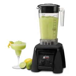 Blenders Waring Commercial Xtreme 64 Oz. 2-Speed Clear Blender Black With 3.5 HP, Paddle Switches And BPA-Free Copolyester Container -MegaChef Sales Shop black waring commercial countertop blenders mx1000xtx 31 1000