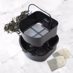 Coffee Makers West Bend 2.75 Qt. Black Iced Tea Or Iced Coffee Maker 10-Cups Includes Infusion Tube To Customize Flavor Features Auto Shut-Off -MegaChef Sales Shop black west bend drip coffee makers it500 44 1000