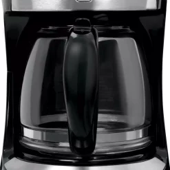 Coffee Makers BLACK+DECKER 12-Cup Programmable Stainless Steel Drip Coffee Maker With Glass Carafe -MegaChef Sales Shop black with stainless steel black decker drip coffee makers cm2020b 1f 1000