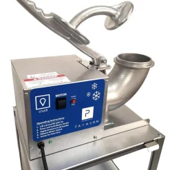 Dessert Makers Paragon Simply-A-Blast 8000 Oz. Blue Stainless Steel Countertop Snow Cone Machine -MegaChef Sales Shop blue and stainless steel paragon snow cone machines 6133300 4f 1000