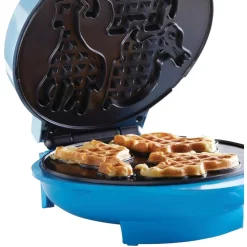 Electric Skillets & Indoor Grills Brentwood Appliances Blue Animal-Shapes Waffle Maker -MegaChef Sales Shop blue brentwood appliances indoor grills ts 253 44 1000