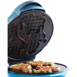 Electric Skillets & Indoor Grills Brentwood Appliances Blue Animal-Shapes Waffle Maker -MegaChef Sales Shop blue brentwood appliances indoor grills ts 253 fa 1000