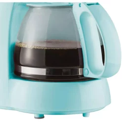 Coffee Makers Brentwood 4-Cup Blue Coffee Maker -MegaChef Sales Shop blue brentwood drip coffee makers ts 213bl 1f 1000