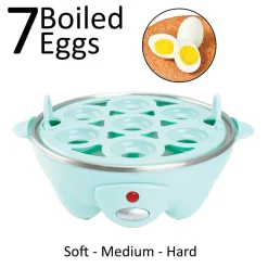 Egg Cookers Brentwood 7-Egg Blue Electric Egg Cooker With Auto Shutoff -MegaChef Sales Shop blue brentwood egg cookers ts 1045bl 76 1000