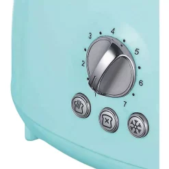 Toasters Brentwood Retro 2-Slice Blue Extra-Wide Slot Toaster With Cool-Touch Exterior -MegaChef Sales Shop blue brentwood pop up toasters ts 270bl 44 1000