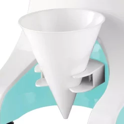 Dessert Makers Brentwood 5.6 Fl. Oz. Blue Snow Cone Maker With Shaved Ice Machine -MegaChef Sales Shop blue brentwood snow cone machines ts 1420bl fa 1000