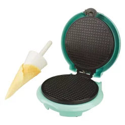 Electric Skillets & Indoor Grills Brentwood Blue Waffle Cone Maker -MegaChef Sales Shop blue brentwood waffle makers ts 1405bl 1f 1000