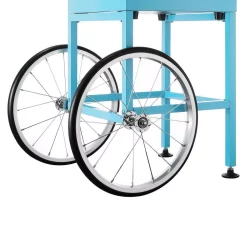 Dessert Makers Great Northern Flufftastic Commercial Blue Cotton Candy Machine With Cart -MegaChef Sales Shop blue great northern cotton candy machines hwd630297 1f 1000