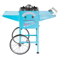 Dessert Makers Great Northern Flufftastic Commercial Blue Cotton Candy Machine With Cart -MegaChef Sales Shop blue great northern cotton candy machines hwd630297 44 1000