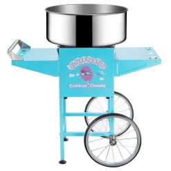 Dessert Makers Great Northern Flufftastic Commercial Blue Cotton Candy Machine With Cart -MegaChef Sales Shop blue great northern cotton candy machines hwd630297 c3 1000