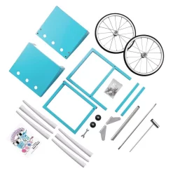 Dessert Makers Great Northern Flufftastic Commercial Blue Cotton Candy Machine With Cart -MegaChef Sales Shop blue great northern cotton candy machines hwd630297 fa 1000