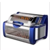 Toasters NutriChef White Digital Countertop Rotisserie & Grill Oven Rotating Kitchen Cooker In Blue