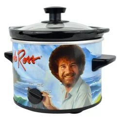 Cookers Uncanny Brands Bob Ross 2 Qt. Slow Cooker Blue
