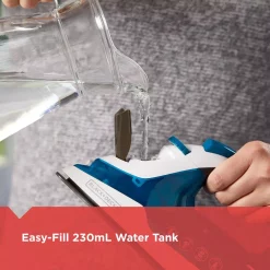 Irons BLACK+DECKER Easy Iron Steam Compact -MegaChef Sales Shop blue white black decker irons ir06v fa 1000