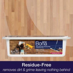 Floor Cleaning Products Bona Hardwood Floor Wet Cleaning Pads (12-Pack) 17 Floor Cleaning Products Bona Hardwood Floor Wet Cleaning Pads (12-Pack) -MegaChef Sales Shop bona floor cleaning products ax0003506 76 1000