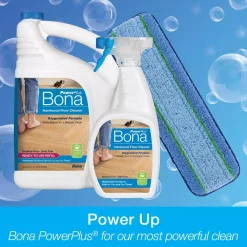Floor Cleaning Products Bona 32 Oz. PowerPlus Deep Clean Hardwood Floor Cleaner 12 Floor Cleaning Products Bona 32 Oz. PowerPlus Deep Clean Hardwood Floor Cleaner -MegaChef Sales Shop bona floor cleaning products wm850051001 66 1000