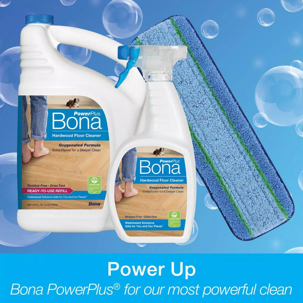 Floor Cleaning Products Bona 32 Oz. PowerPlus Deep Clean Hardwood Floor Cleaner 3 Floor Cleaning Products Bona 32 Oz. PowerPlus Deep Clean Hardwood Floor Cleaner - Image 3