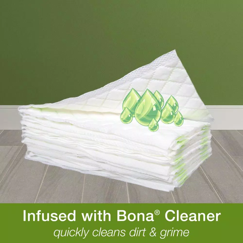 Floor Cleaning Products Bona Hard-Surface Floor Disposable Wet Cleaning Pads (12-Pack) 6 Floor Cleaning Products Bona Hard-Surface Floor Disposable Wet Cleaning Pads (12-Pack) - Image 6