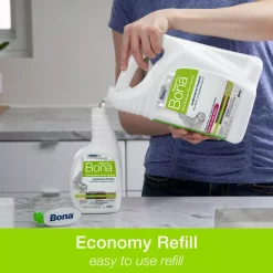 Floor Cleaning Products Bona PowerPlus 128 Oz. Hard-Surface Antibacterial Floor Cleaner Refill -MegaChef Sales Shop bona floor tile cleaners wm851018001 76 1000