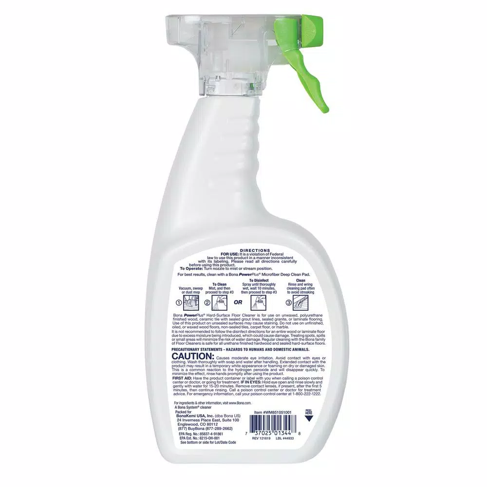 Floor Cleaning Products Bona PowerPlus 32 Oz. Antibacterial Hard-Surface Floor Cleaner 3 Floor Cleaning Products Bona PowerPlus 32 Oz. Antibacterial Hard-Surface Floor Cleaner - Image 3