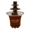 Dessert Makers Nostalgia 3-Tier 0.5 Lbs. Brown Chocolate Fondue Fountain