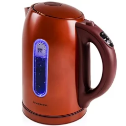 Electric Kettles Ovente KS89BR 7-Cup Brown BPA-Free Electric Kettle, 5 Preset Settings With Auto Shut-Off And Boil-Dry Protection