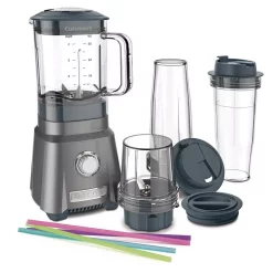 Blenders Cuisinart Hurricane 32 Oz. 3-Speed Brushed Chrome Compact Juicing Blender