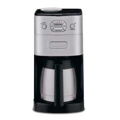 Coffee Makers Cuisinart Grind And Brew 10-Cup Brushed Chrome Drip Coffee Maker With Thermal Carafe