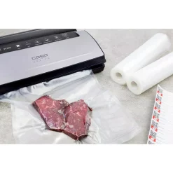 Food Processing CASO VC 350 Food Vacuum Sealer All-in-1 System -MegaChef Sales Shop brushed stainless black caso food vacuum sealers 11394 66 1000