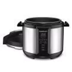 Cookers Cuisinart 4 Qt. Brushed Stainless Pressure Cooker -MegaChef Sales Shop brushed stainless cuisinart electric pressure cookers cpc 400 4f 1000