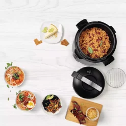 Cookers Cuisinart 8 Qt. Brushed Stainless Pressure Cooker -MegaChef Sales Shop brushed stainless cuisinart electric pressure cookers cpc 800 31 1000