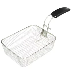 Deep Fryers Presto Professional 3.2 Qt. Stainless Steel Deep Fryer With Fry Basket -MegaChef Sales Shop brushed stainless presto deep fryers 05461 4f 1000