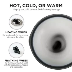 Coffee Makers Ovente 1.25-Cup Chrome Electric Double Wall Stainless Steel Milk Frother, Frothing & Heating Whisks, Espresso Machine Latte -MegaChef Sales Shop chrome ovente espresso machines fr4810ch 4f 1000