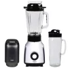 Blenders Tribest Glass 42 Oz. 4-Speed Chrome Personal Blender With Vacuum