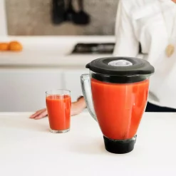 Mixers Better Chef 6-Piece 48 Oz. Round Blender Glass Jar Replacement Kit -MegaChef Sales Shop clear better chef mixer attachments 985111566m 4f 1000