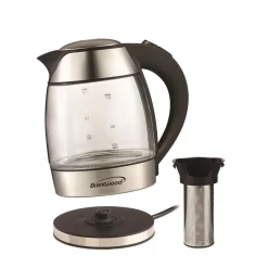 Electric Kettles Brentwood 7-Cup Cordless Clear Electric Kettle With Removable Filter