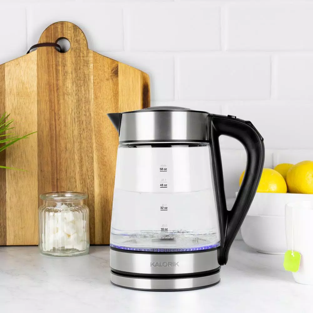 Electric Kettles KALORIK 7-Cup Cordless Glass Electric Kettle 8 Electric Kettles KALORIK 7-Cup Cordless Glass Electric Kettle - Image 8