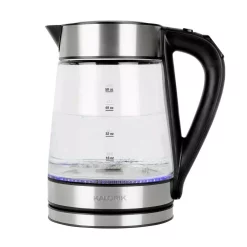 Electric Kettles KALORIK 7-Cup Cordless Glass Electric Kettle 11 Electric Kettles KALORIK 7-Cup Cordless Glass Electric Kettle -MegaChef Sales Shop clear glass with stainless steel kalorik electric kettles jk 45907 ss 4f 1000