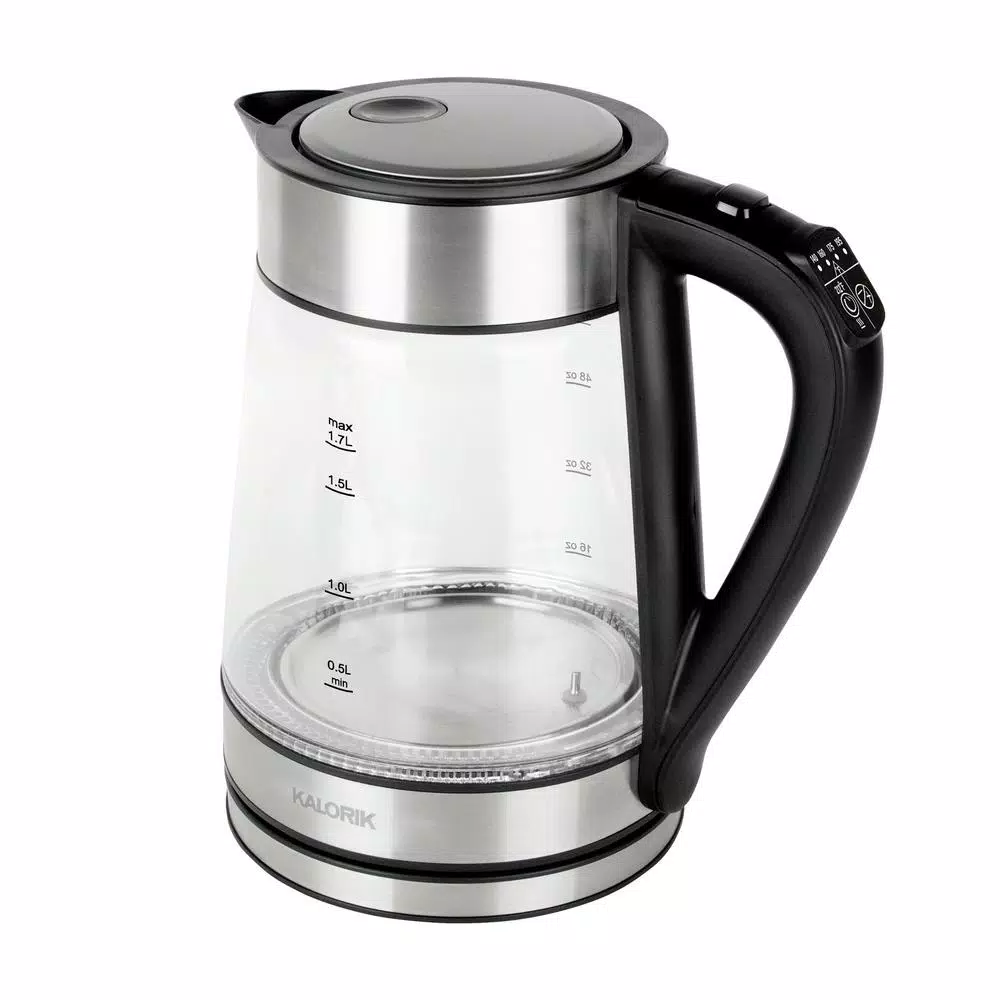 Electric Kettles KALORIK 7-Cup Cordless Glass Electric Kettle 1 Electric Kettles KALORIK 7-Cup Cordless Glass Electric Kettle