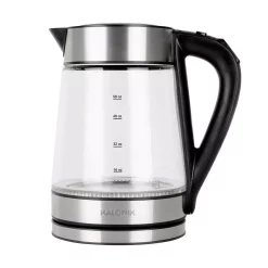 Electric Kettles KALORIK 7-Cup Cordless Glass Electric Kettle 10 Electric Kettles KALORIK 7-Cup Cordless Glass Electric Kettle -MegaChef Sales Shop clear glass with stainless steel kalorik electric kettles jk 45907 ss c3 1000