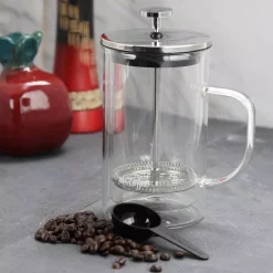 Coffee Makers Mr. Coffee Hyland 20 Oz French Press Coffee Maker With Scoop -MegaChef Sales Shop clear mr coffee french presses 986105354m 4f 1000