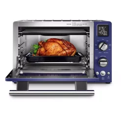 Toasters KitchenAid 2000 W 4-Slice Cobalt Blue Convection Toaster Oven -MegaChef Sales Shop cobalt blue kitchenaid toaster ovens kco275bu 4f 1000