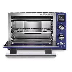 Toasters KitchenAid 2000 W 4-Slice Cobalt Blue Convection Toaster Oven -MegaChef Sales Shop cobalt blue kitchenaid toaster ovens kco275bu c3 1000
