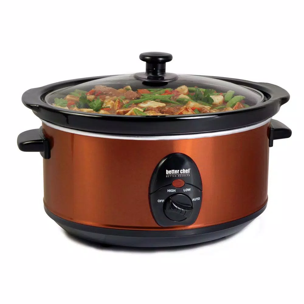 Cookers Better Chef 3.6 Qt. Copper Oval Slow Cooker 1 Cookers Better Chef 3.6 Qt. Copper Oval Slow Cooker