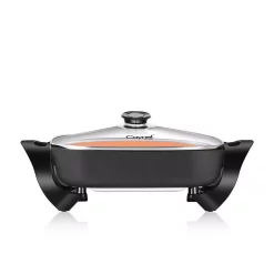 Electric Skillets & Indoor Grills Boyel Living 64.90 Sq. In. 1400-Watt Aluminum Body Nonstick Electric Skillet With Copper Titanium Coating -MegaChef Sales Shop copper boyel living electric skillets el43803 c3 1000
