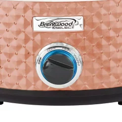 Cookers Brentwood Appliances Diamond 7 Qt. Copper Slow Cooker With Tempered Glass Lid -MegaChef Sales Shop copper brentwood appliances slow cookers sc 157c 44 1000